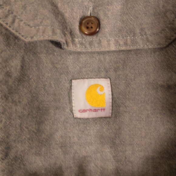 Carhartt Gray Casual Button Down Shirt - Picture 3 of 7